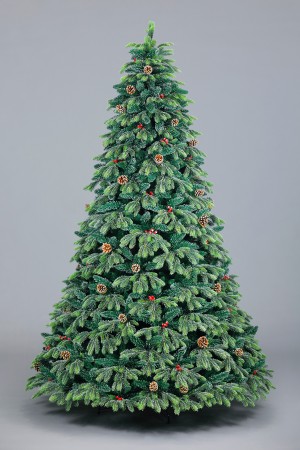 Ель Боржомская (мокрый снег, золотая/ белая/ зеленая)