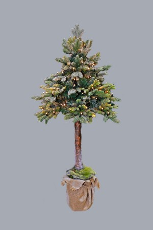 Ель Кремлевская в горшке (иней, встроен. ламп.)
