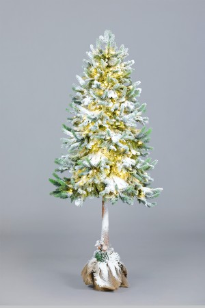 Ель Ноэль в горшке (снег, встроен. ламп.)