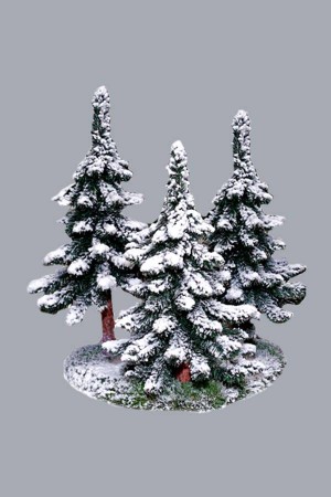 Композиция "Русский лес 5" (снег)